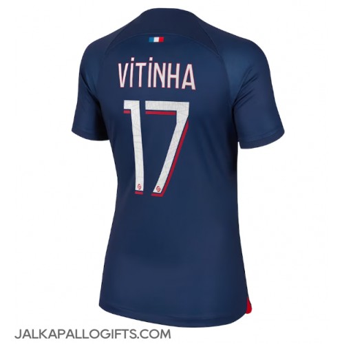 Paris Saint-Germain Vitinha Ferreira #17 Kotipaita Naiset 2023-24 Lyhythihainen